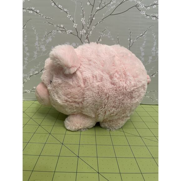 Pink Pig Baby Lovey Carters Plush Soft Eyes Farm Petting Zoo Soft Stuffed Animal - Picture 2 of 12
